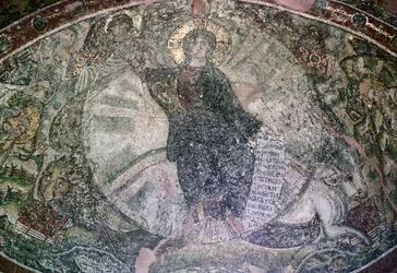 Apsismosaik, Kirche des Osios David